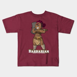 Barbarian: Subtlety is for Cowards Kids T-Shirt